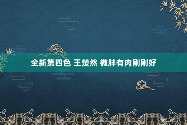 全新第四色 王楚然 微胖有肉刚刚好