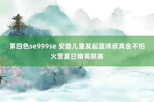 第四色se999se 安踏儿童发起篮球顽真金不怕火营夏日精英联赛